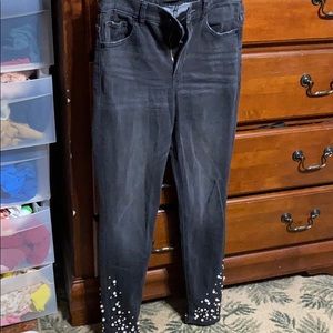Express pearl black jeans.. 2